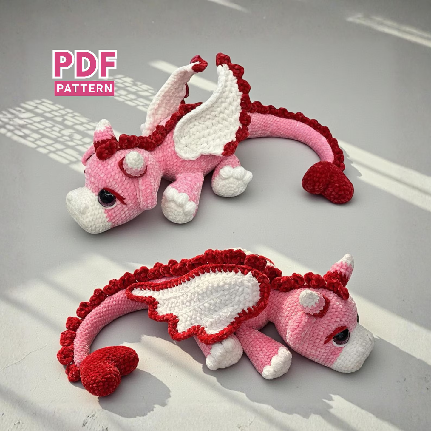 Little Cupid Dragon Crochet Pattern