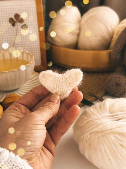 Teddy Bear With Little Heart Outfit Knitting Pattern