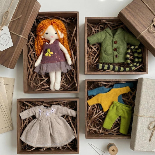 Mini Rag Doll Sewing Pattern