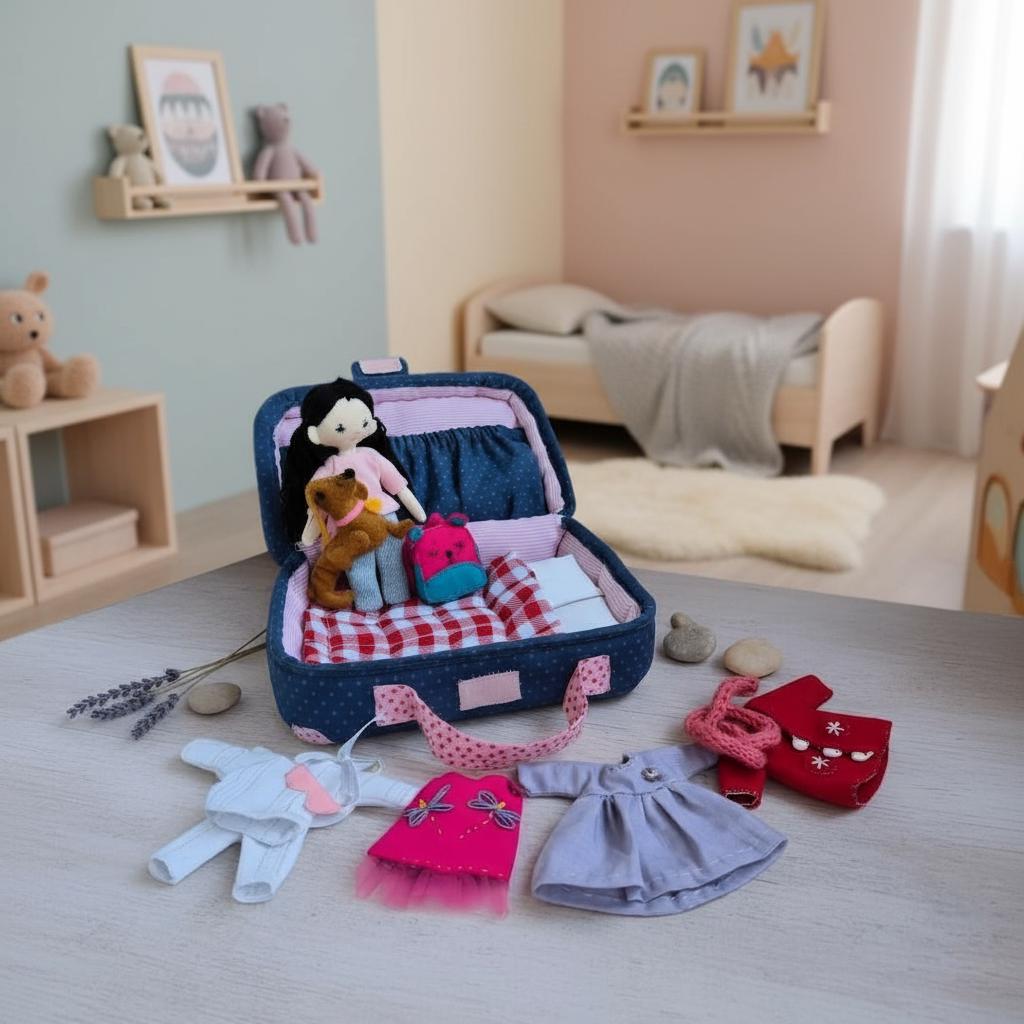 Mini Travel Dollhouse Sewing Pattern