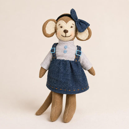 Monkey Family Sewing Pattern PDF