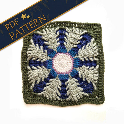 Moonlit Forest Granny Square Crochet Pattern