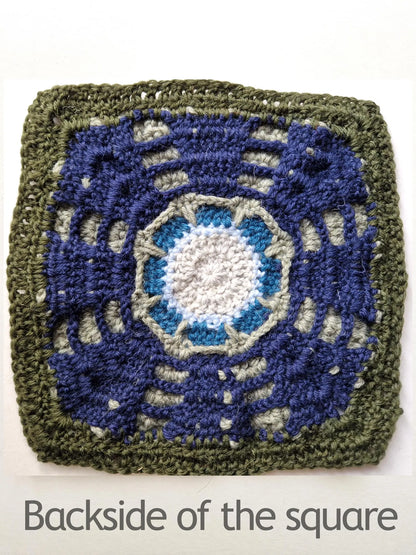 Moonlit Forest Granny Square Crochet Pattern