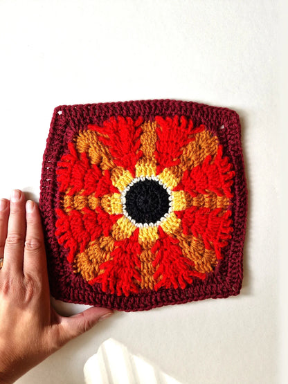 Moonlit Forest Granny Square Crochet Pattern