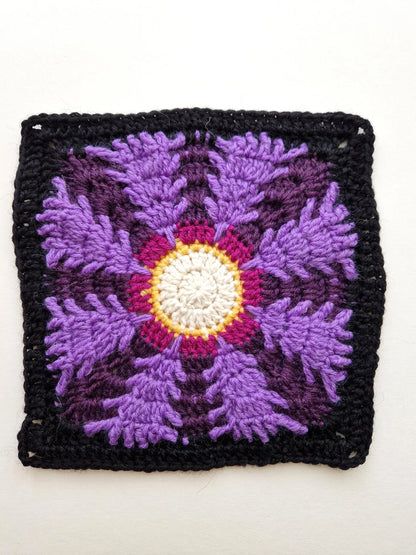 Moonlit Forest Granny Square Crochet Pattern
