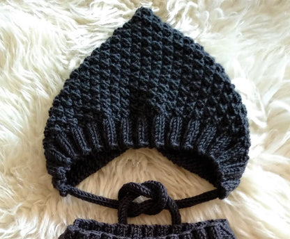 Mossy Pixie Baby Hat Knitting Pattern