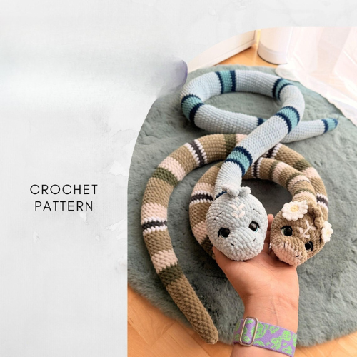 Amigurumi Snake Crochet Pattern