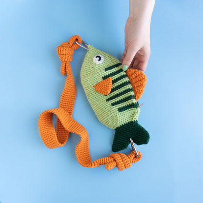Perch Fish Cross Body Bag Crochet Pattern