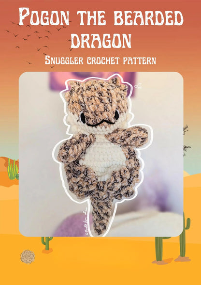 Pogon The Bearded Dragon Crochet Pattern