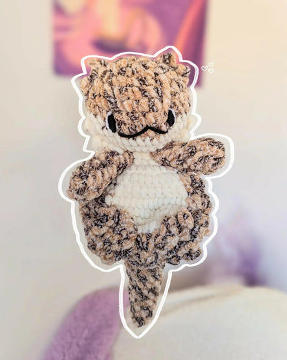Pogon The Bearded Dragon Crochet Pattern