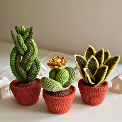 Potted Flowers Crochet Patterns
