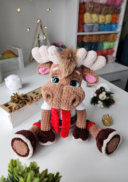 Reindeer Amigurumi Crochet Pattern