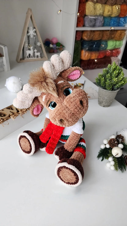 Reindeer Amigurumi Crochet Pattern