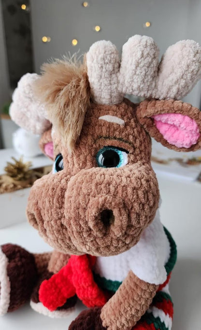 Reindeer Amigurumi Crochet Pattern