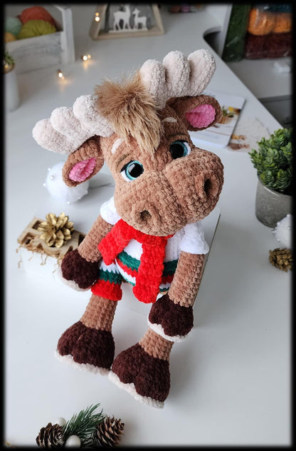 Reindeer Amigurumi Crochet Pattern