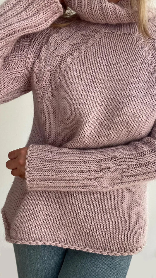 Raglan Sleeve Sweater Knitting Pattern