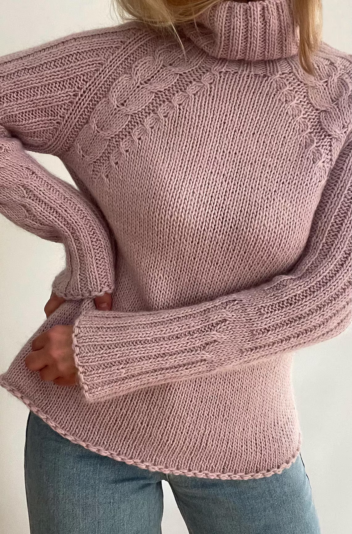 Raglan Sleeve Sweater Knitting Pattern
