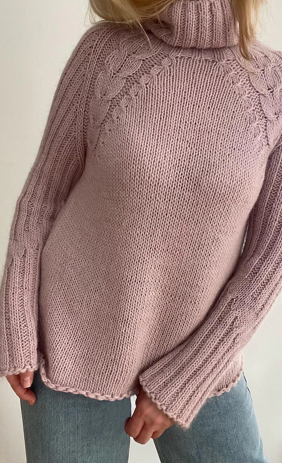 Raglan Sleeve Sweater Knitting Pattern