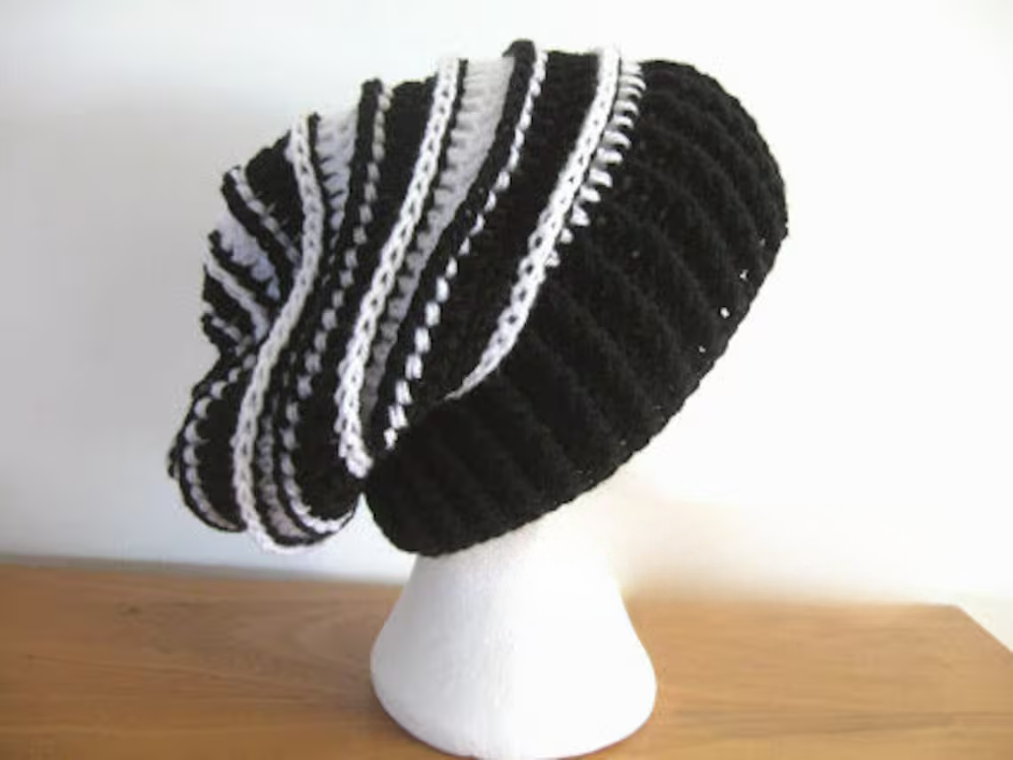 Riptide Slouch Hat Crochet Pattern