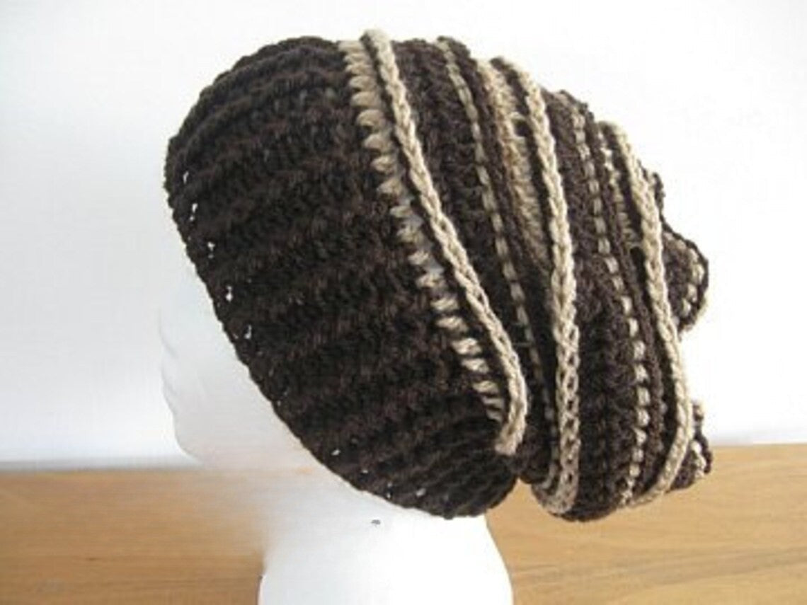 Riptide Slouch Hat Crochet Pattern