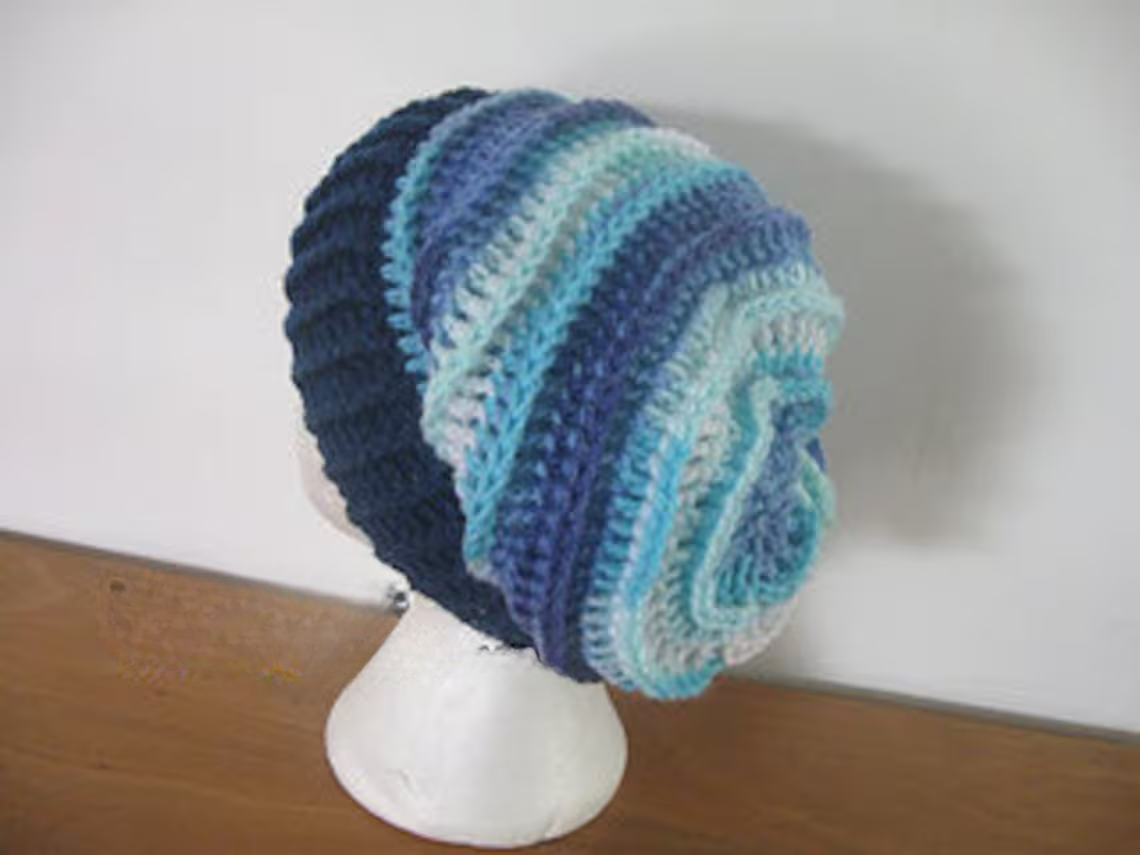Riptide Slouch Hat Crochet Pattern