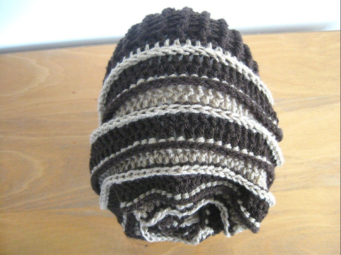 Riptide Slouch Hat Crochet Pattern