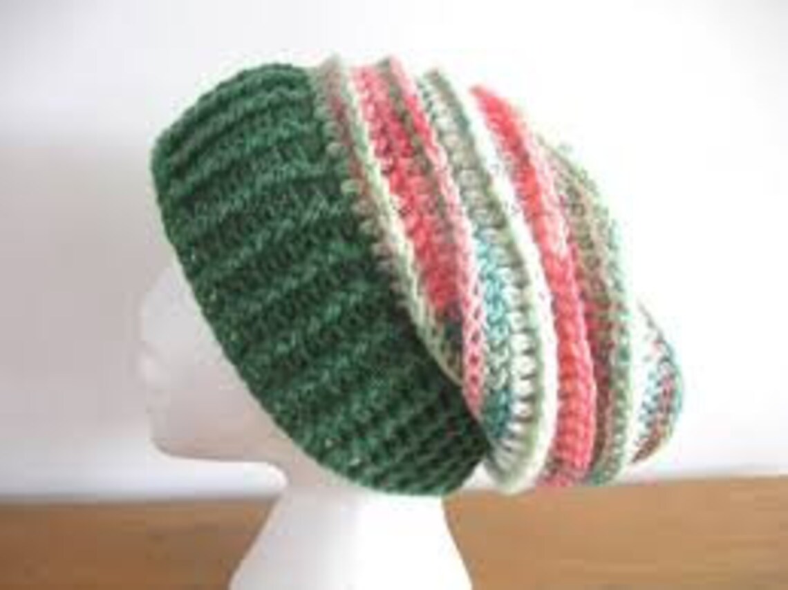 Riptide Slouch Hat Crochet Pattern