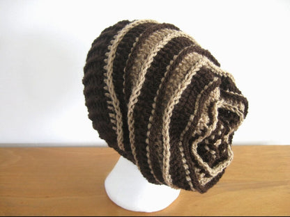Riptide Slouch Hat Crochet Pattern