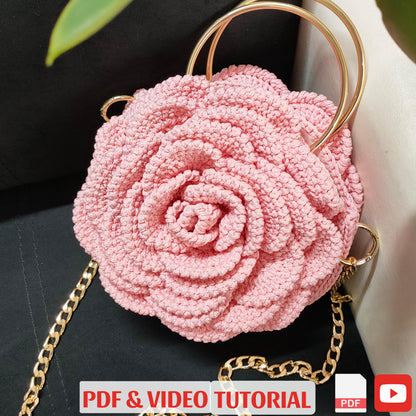 Rose Bag Crochet Pattern