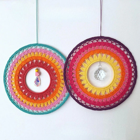 Mandala Suncatcher Crochet Pattern