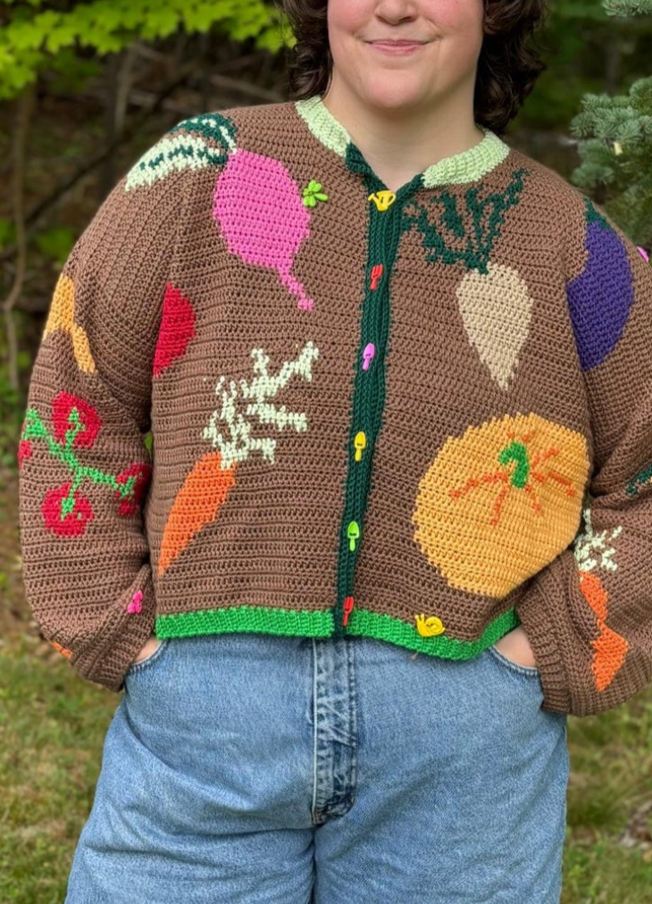 Garden Cardigan Crochet Pattern
