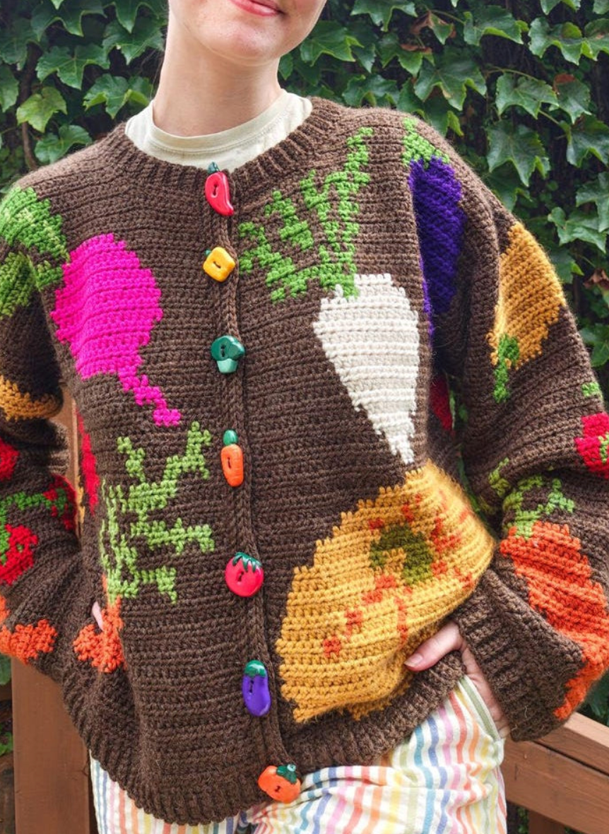Garden Cardigan Crochet Pattern