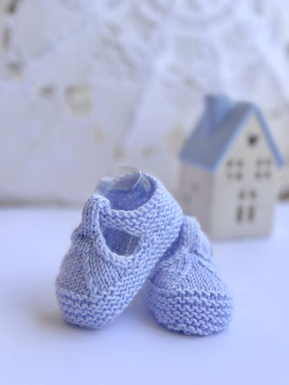 Seamless Baby Booties Knitting Pattern