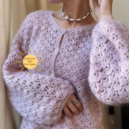 Shelly Made-To-Measure Cardigan Crochet Pattern
