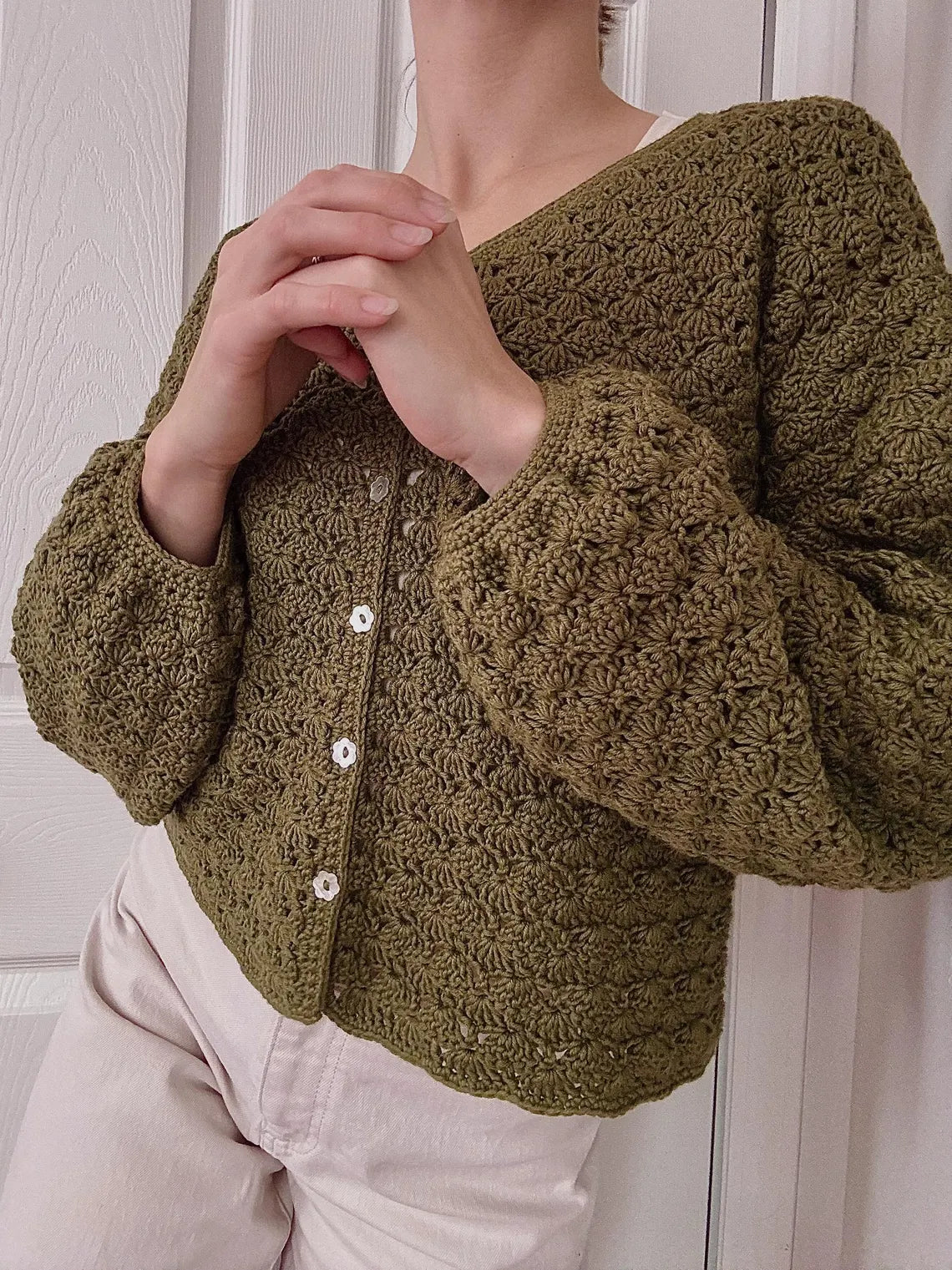 Shelly Made-To-Measure Cardigan Crochet Pattern