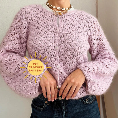 Shelly Made-To-Measure Cardigan Crochet Pattern