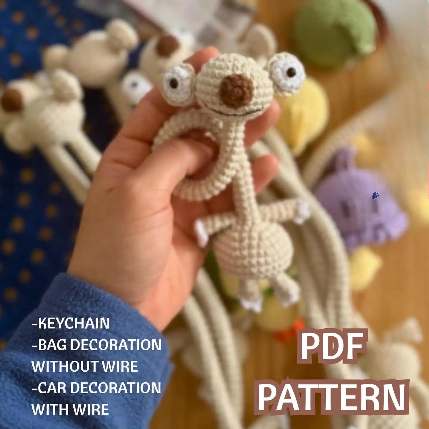 Sid the Sloth Amigurumi Crochet Pattern