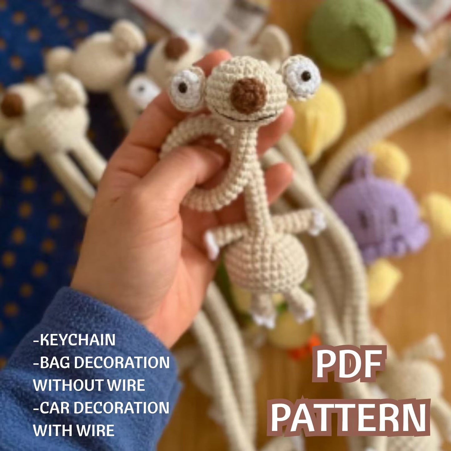 Sid the Sloth Amigurumi Crochet Pattern