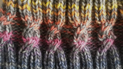 Simple Cable Knit Beanie Pattern