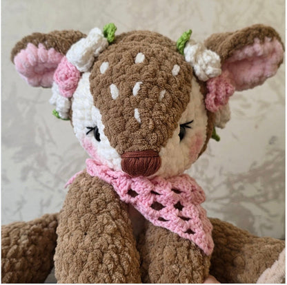 Sitting Deer Crochet Pattern