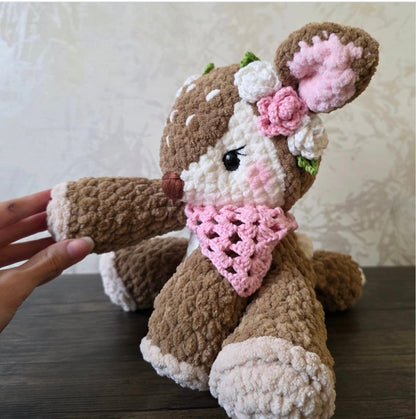 Sitting Deer Crochet Pattern