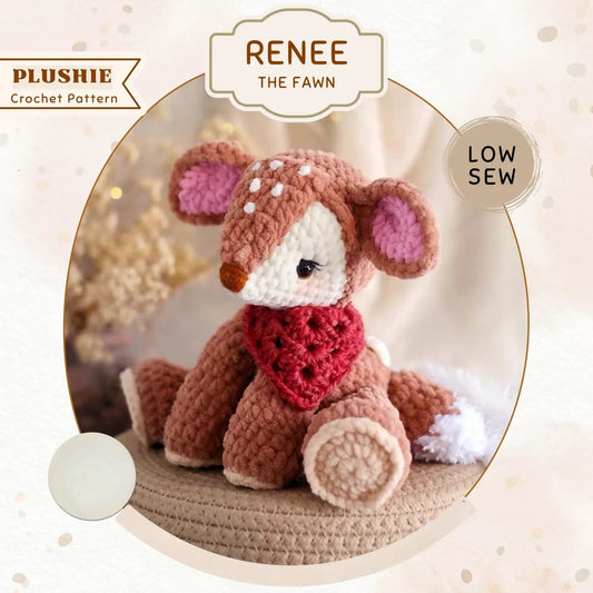 Sitting Deer Crochet Pattern