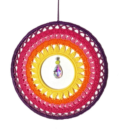 Mandala Suncatcher Crochet Pattern