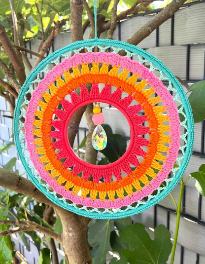 Mandala Suncatcher Crochet Pattern