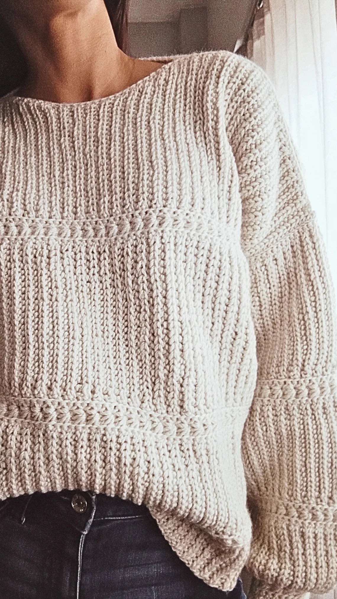 Sweater Cardigan Crochet Pattern