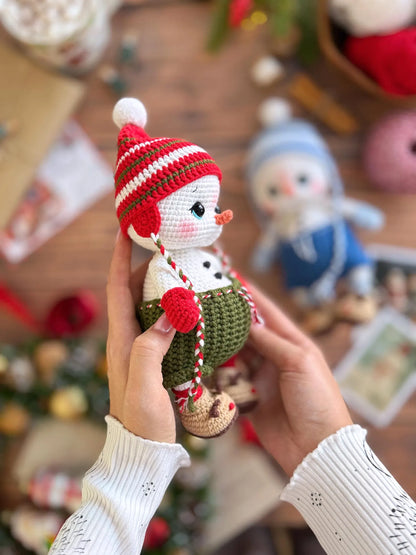 Sweet Snowman Crochet Pattern