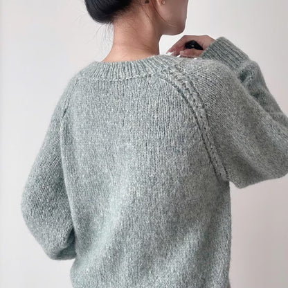Topdown Sweater Knitting Pattern