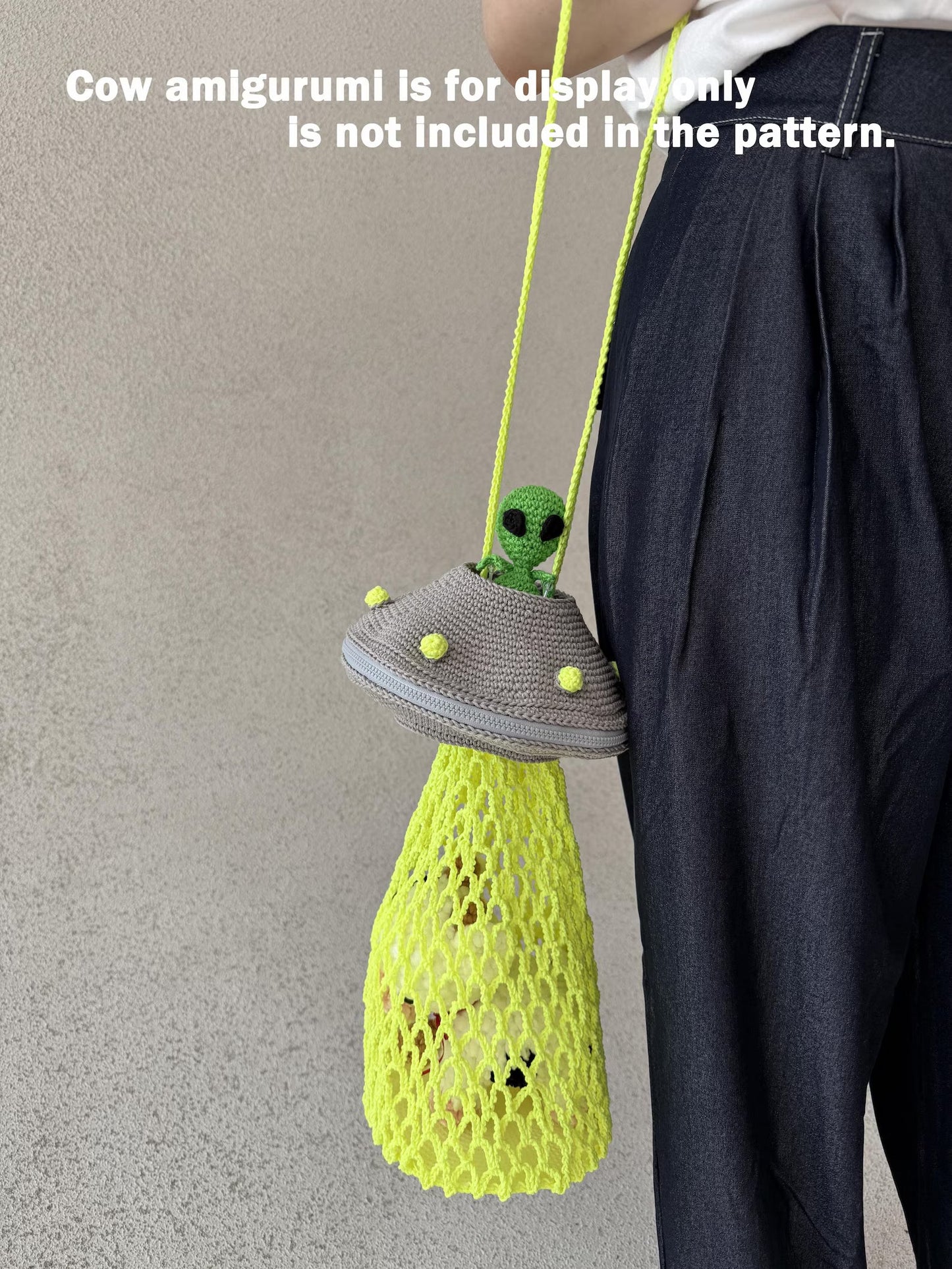 Foldable Mesh Bag Crochet Pattern