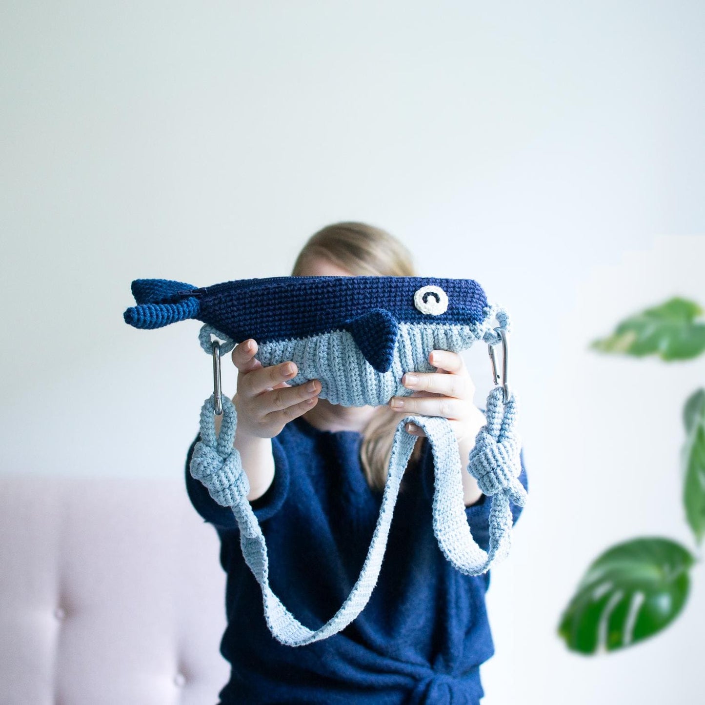 Whale Messenger Cross Body Bag Crochet Pattern
