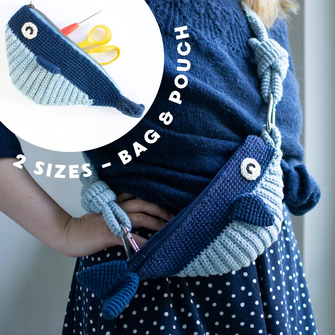 Whale Messenger Cross Body Bag Crochet Pattern
